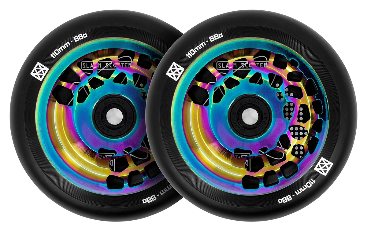 Slamm Neochrome 110mm Split Core Wheels - Pair